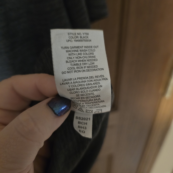 Champion Men's Heathered Dark Gray Athletic T-Shirt -- EUC - Picture 7 of 7